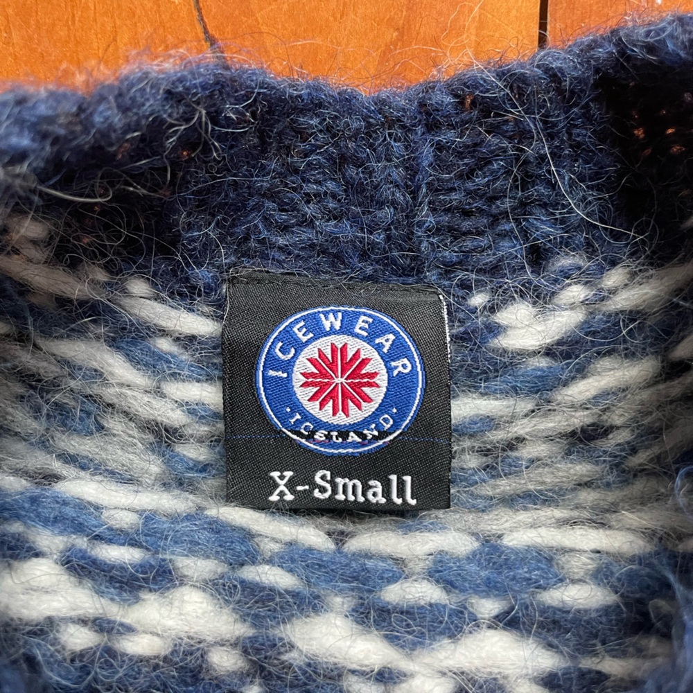 Icewear Edda Sweater Lopapeysa style Blue - Picture 5 of 8